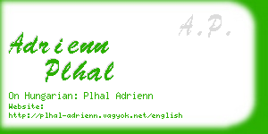 adrienn plhal business card
